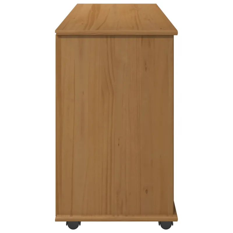 Ratuotas kabinetas su ratu Medus ruda 100 x 39 x 65,5 cm
