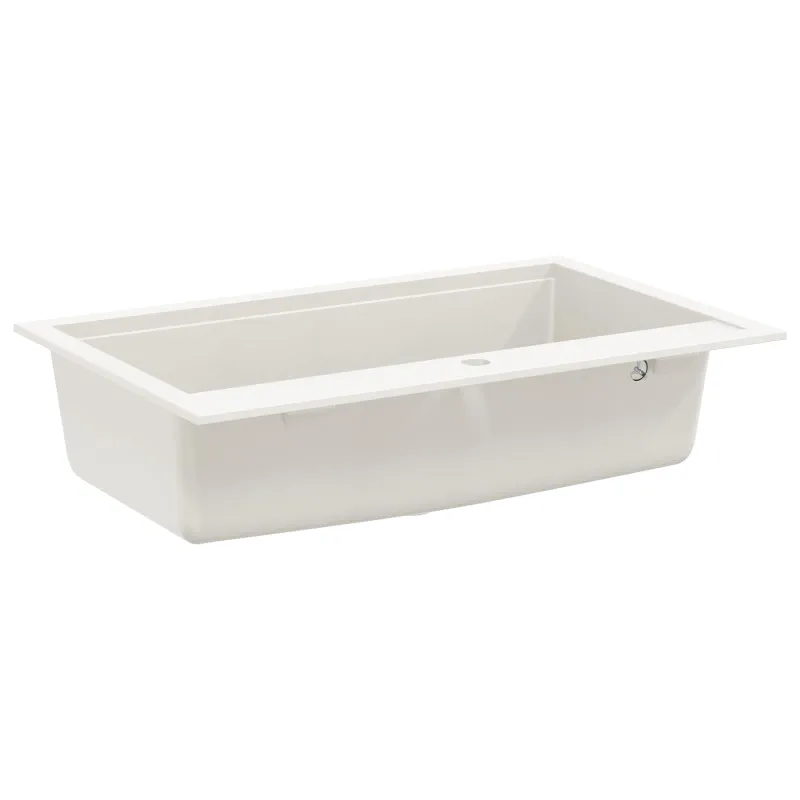 Kriauklė Balta 795 x 505 mm Granitas