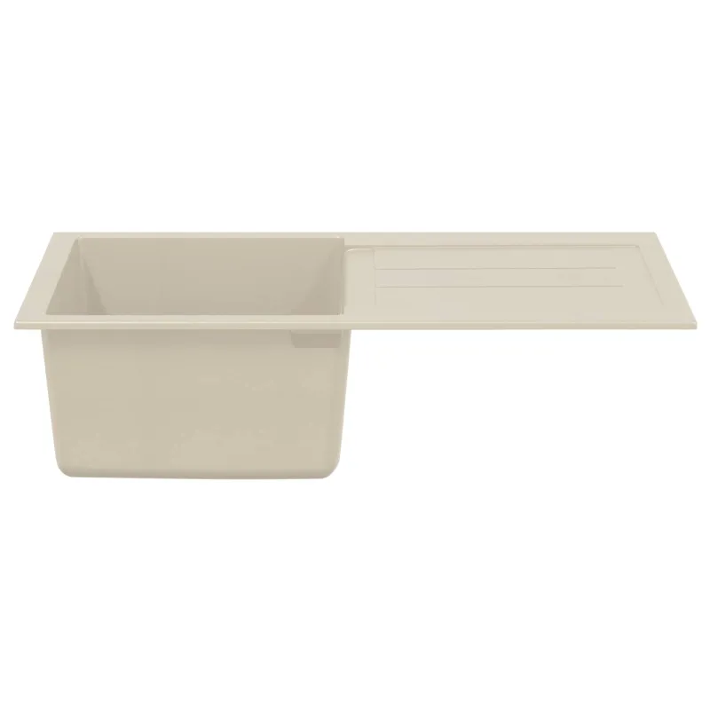 Kriauklė Smėlio 780 x 500 mm 80% Kvarcas ir 20% Derva
