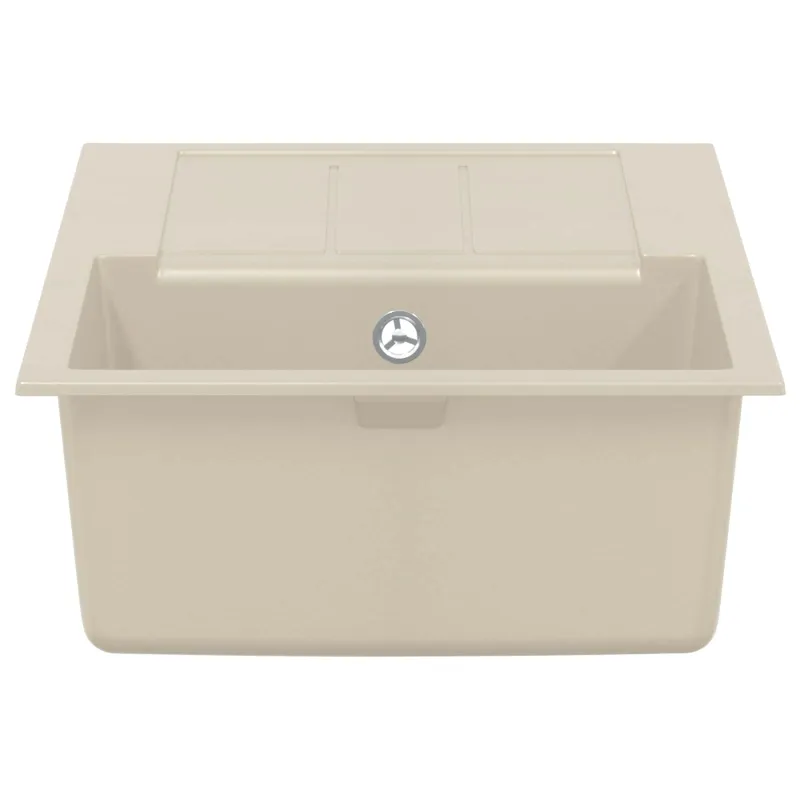 Kriauklė Smėlio 780 x 500 mm 80% Kvarcas ir 20% Derva