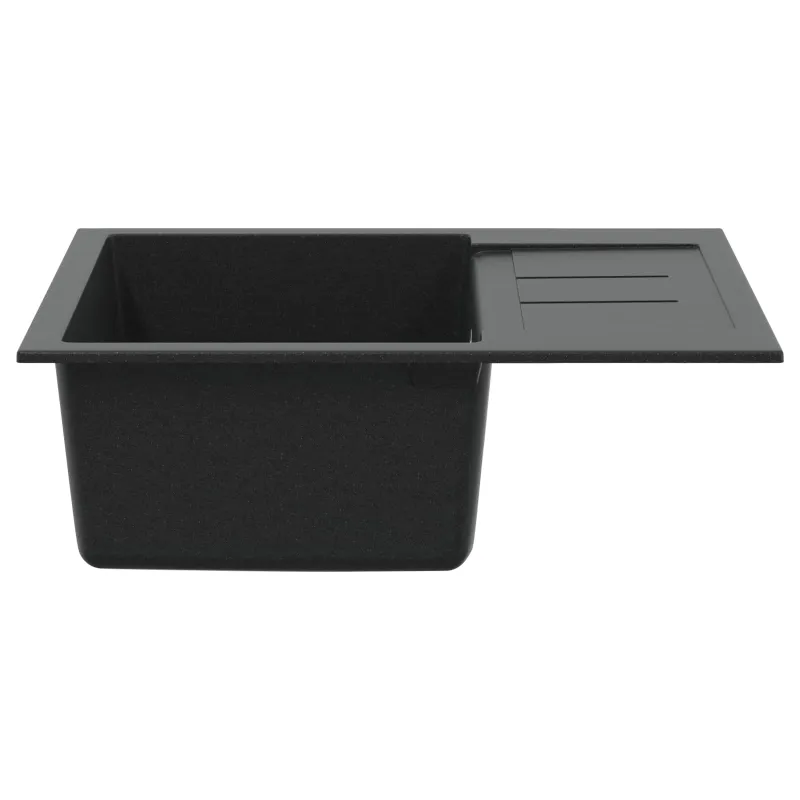 Kriauklė Juoda 620 x 500 mm 80% Kvarcas ir 20% Derva