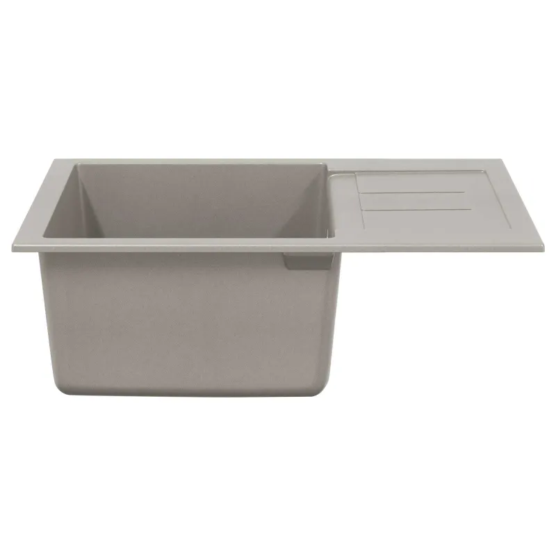 Kriauklė Pilka 620 x 500 mm 80% Kvarcas ir 20% Derva
