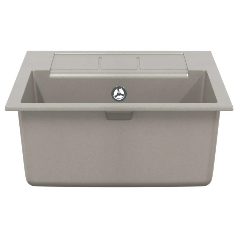 Kriauklė Pilka 620 x 500 mm 80% Kvarcas ir 20% Derva
