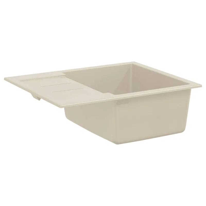 Kriauklė Smėlio 620 x 500 mm 80% Kvarcas ir 20% Derva