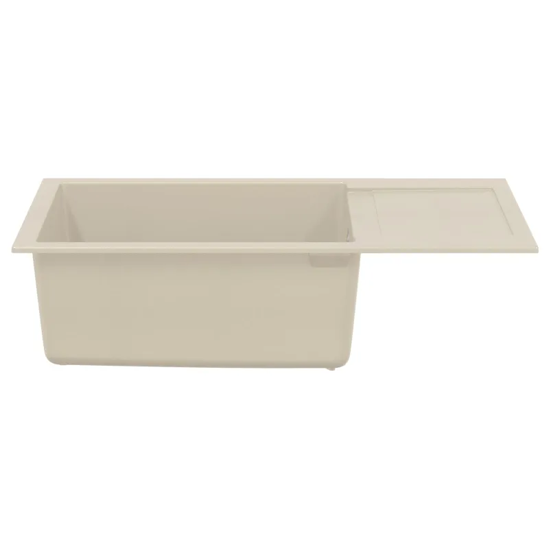 Kriauklė Smėlio 780 x 500 mm 80% Kvarcas ir 20% Derva