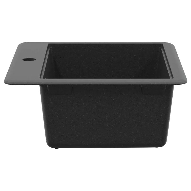 Kriauklė Juoda 470 x 440 mm Granitas