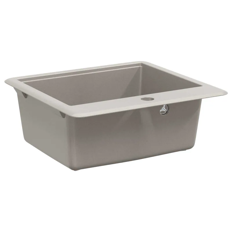 Kriauklė Pilka 470 x 440 mm Granitas