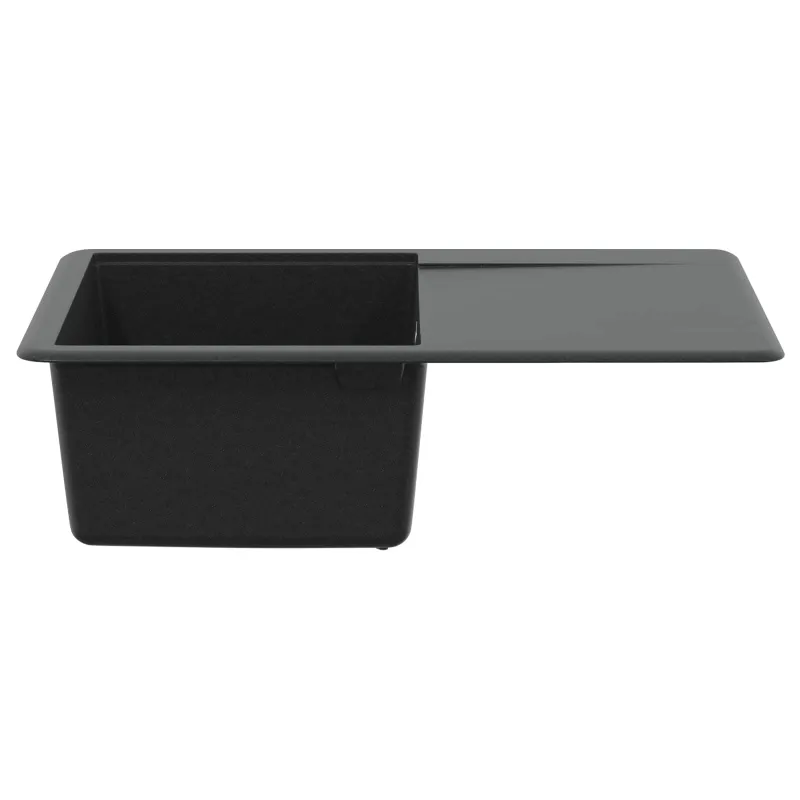Kriauklė Juoda 670 x 460 mm Granitas