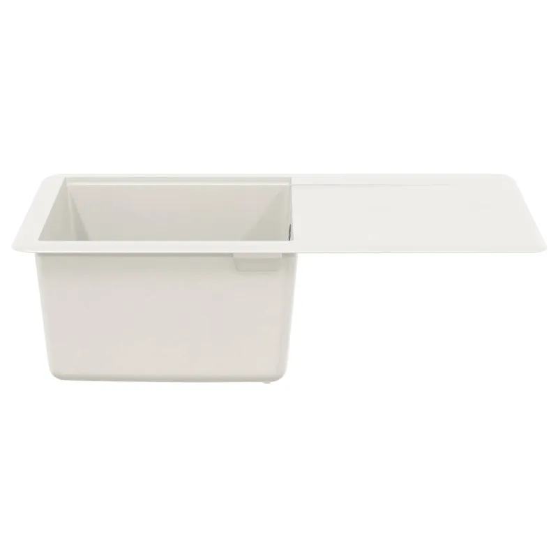 Kriauklė Balta 670 x 460 mm 80% Kvarcas ir 20% Derva