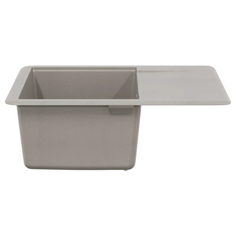 Kriauklė Pilka 560 x 460 mm 80% Kvarcas ir 20% Derva