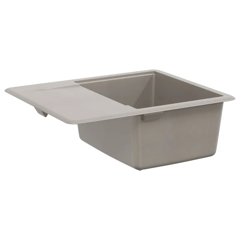 Kriauklė Pilka 560 x 460 mm 80% Kvarcas ir 20% Derva