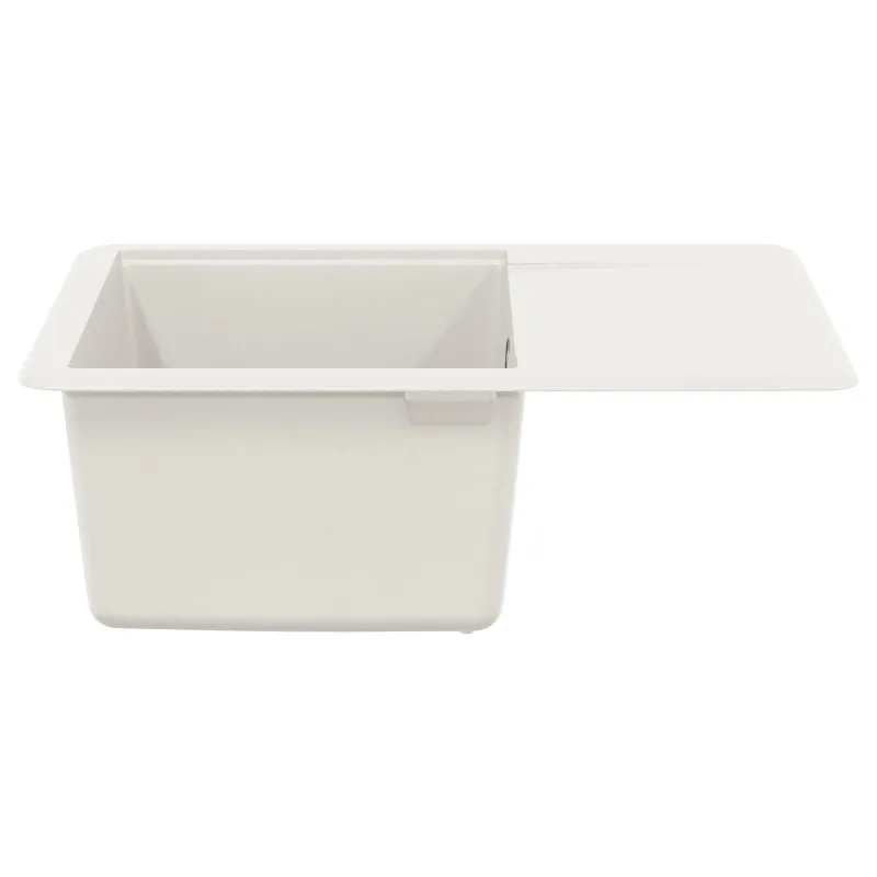 Kriauklė Balta 560 x 460 mm 80% Kvarcas ir 20% Derva