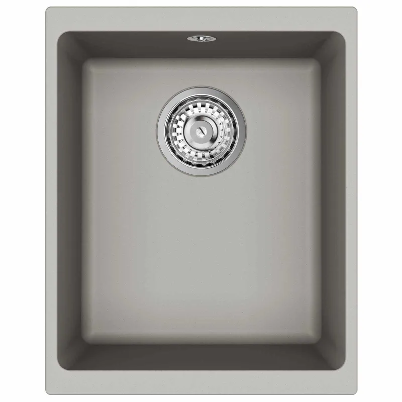 Kriauklė Pilka 370 x 460 mm 80% Kvarcas ir 20% Derva