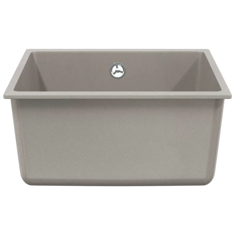 Kriauklė Pilka 430 x 460 mm 80% Kvarcas ir 20% Derva