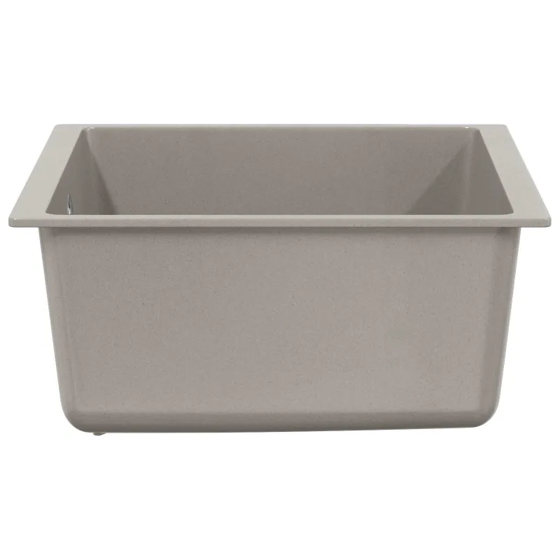 Kriauklė Pilka 430 x 460 mm 80% Kvarcas ir 20% Derva