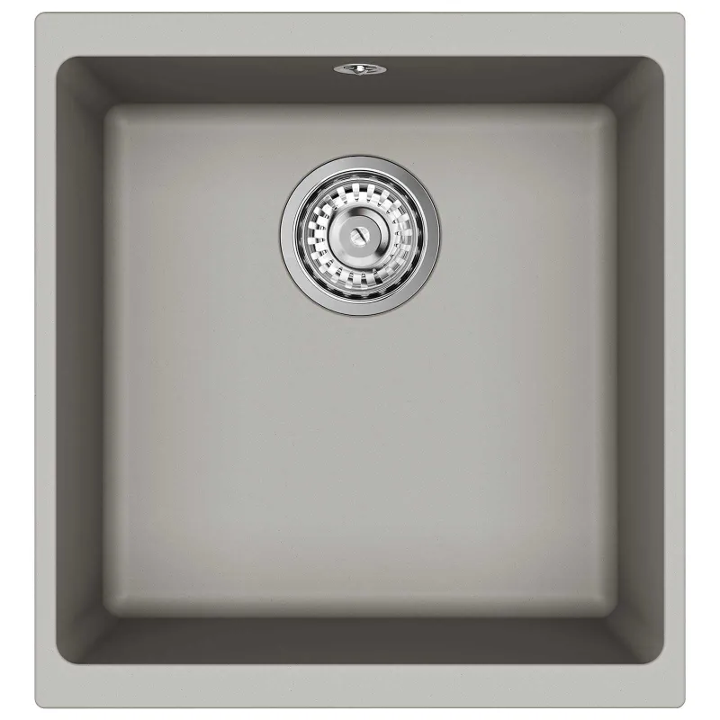 Kriauklė Pilka 430 x 460 mm 80% Kvarcas ir 20% Derva
