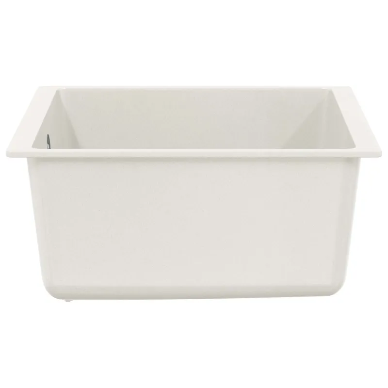 Kriauklė Balta 430 x 460 mm 80% Kvarcas ir 20% Derva