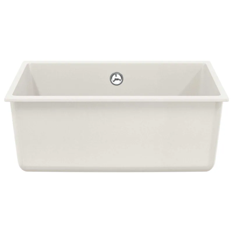 Kriauklė Balta 530 x 460 mm 80% Kvarcas ir 20% Derva