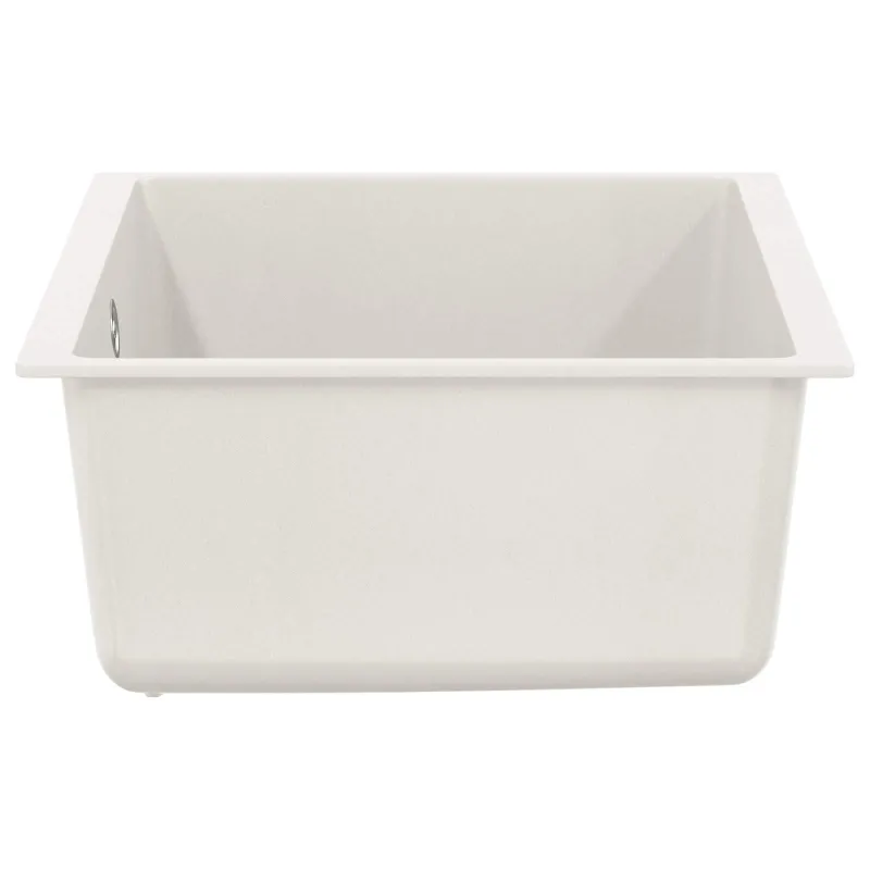 Kriauklė Balta 530 x 460 mm 80% Kvarcas ir 20% Derva