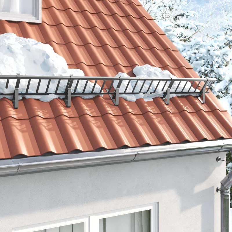 Sniego sargybos laikiklis 6 pcs Antracitas 29,5 x 3 x 34,5 cm