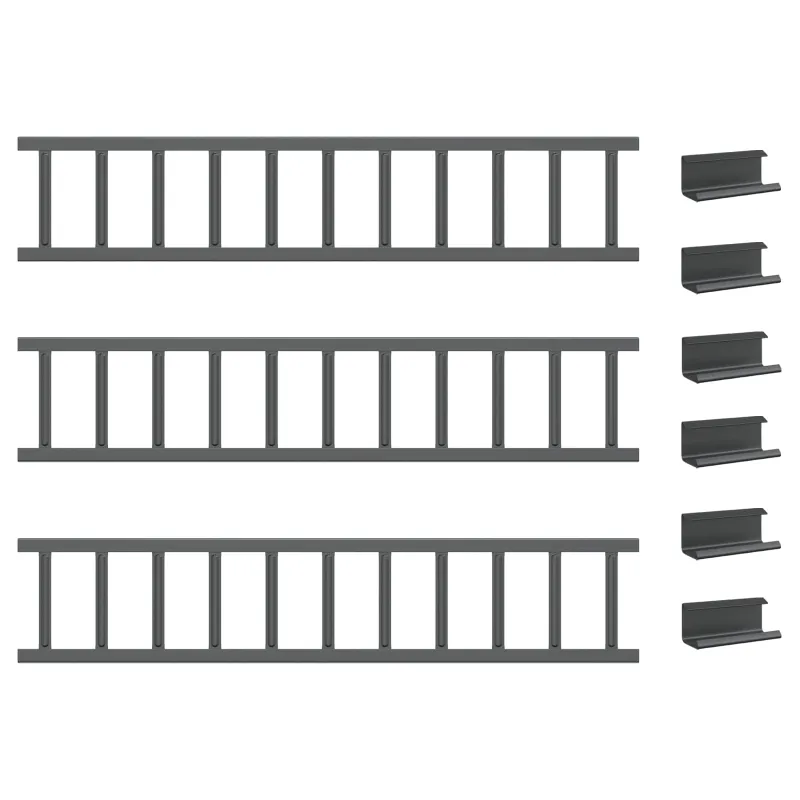 Stogo sniego sargas Antracitas 300 x 2,5 x 20 cm Plienas