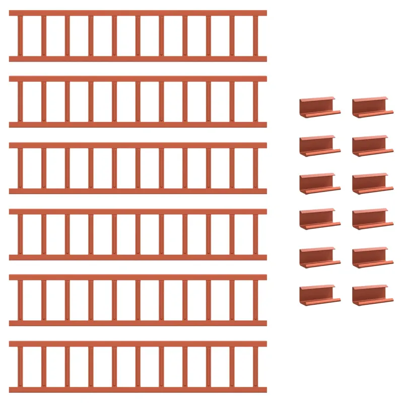 Stogo sniego sargas Raudona 600 x 2,5 x 20 cm Plienas