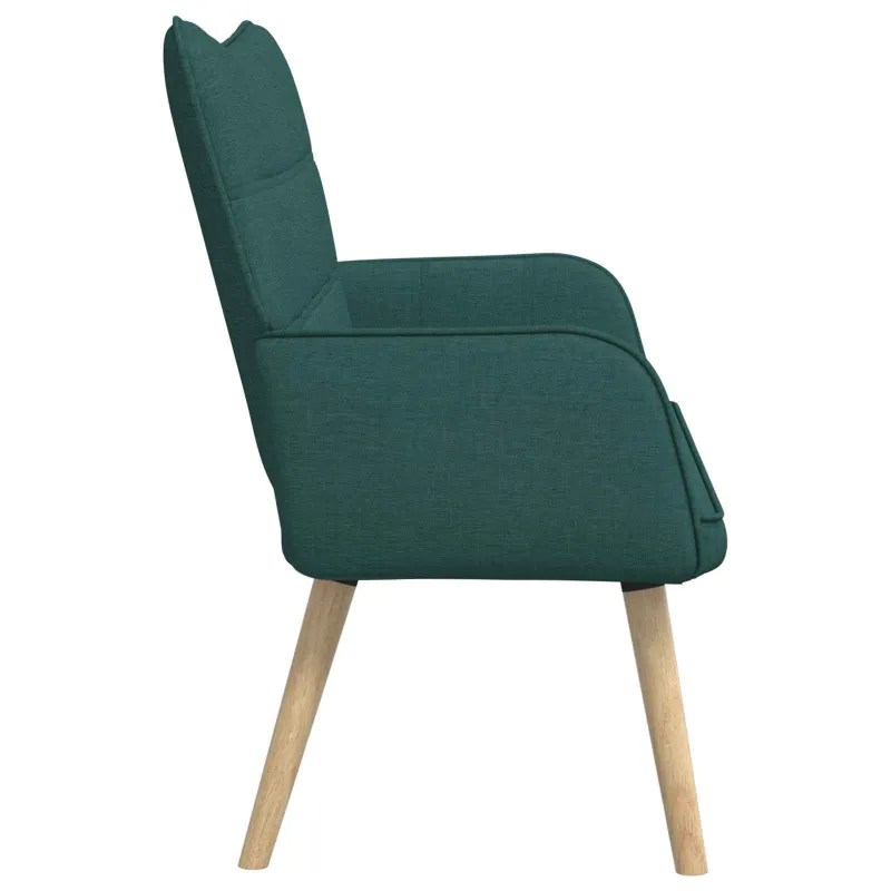 Dvitaškė sofa Tamsiai žalia 115 x 61 x 87 cm Audinys