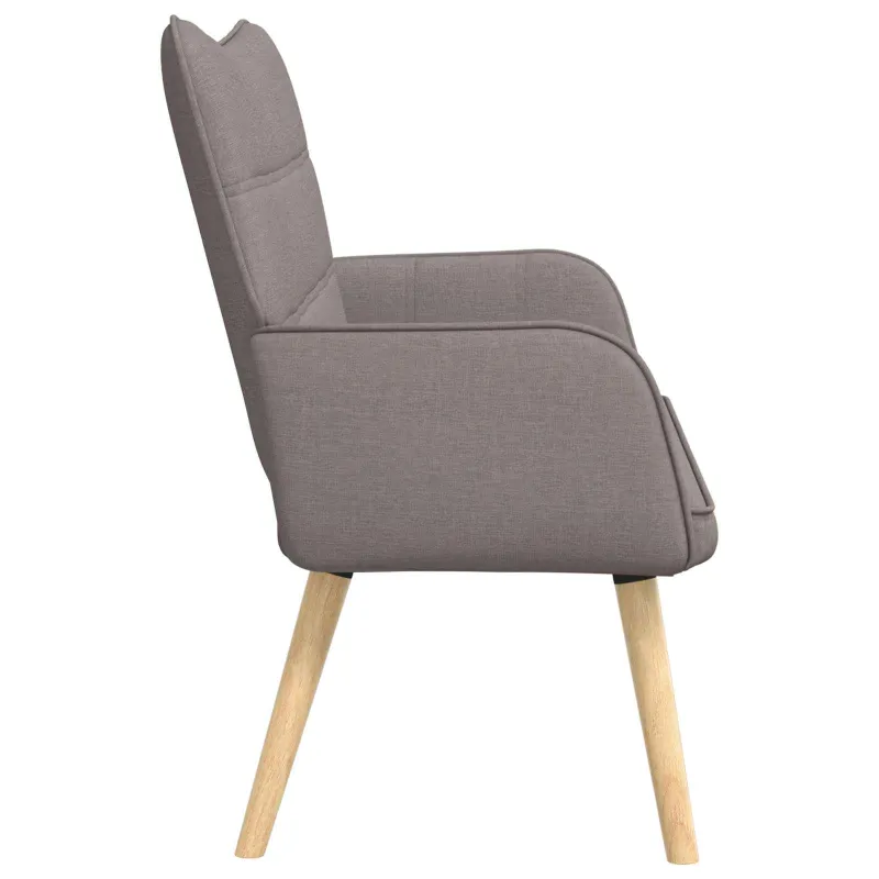 Dvitaškė sofa Taupe 115 x 61 x 87 cm Audinys