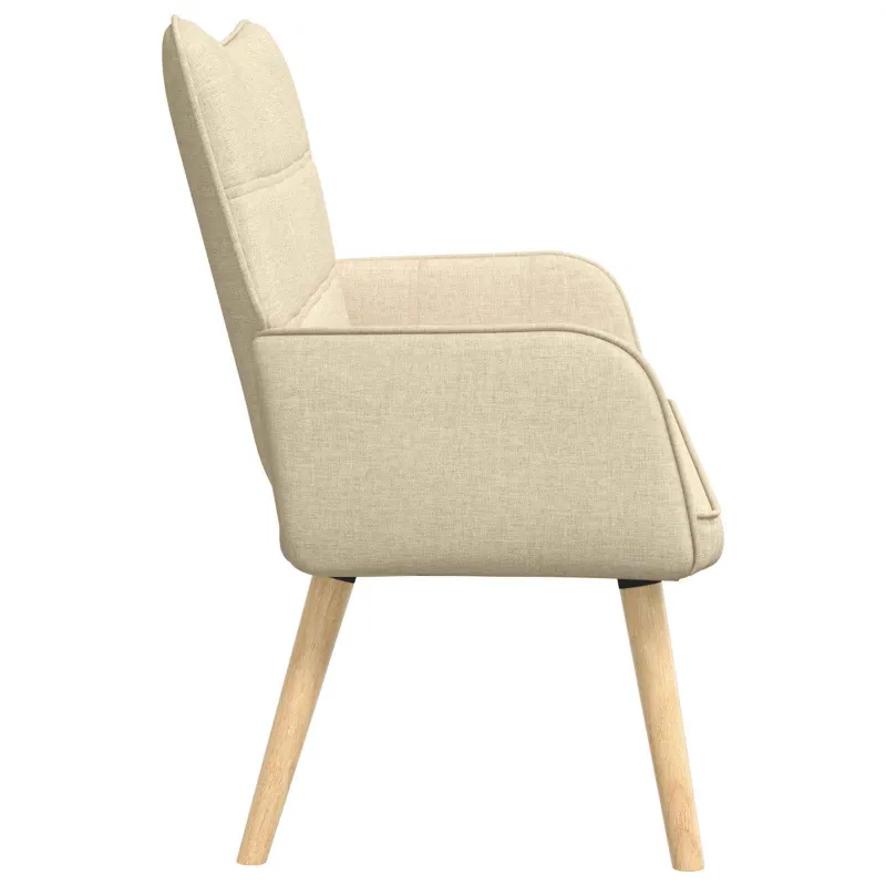 Dvitaškė sofa Kreminė 115 x 61 x 87 cm Audinys