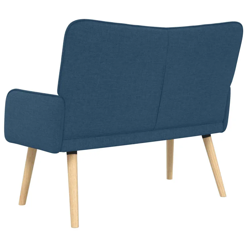 Dvitaškė sofa Mėlyna 115 x 61 x 87 cm Audinys