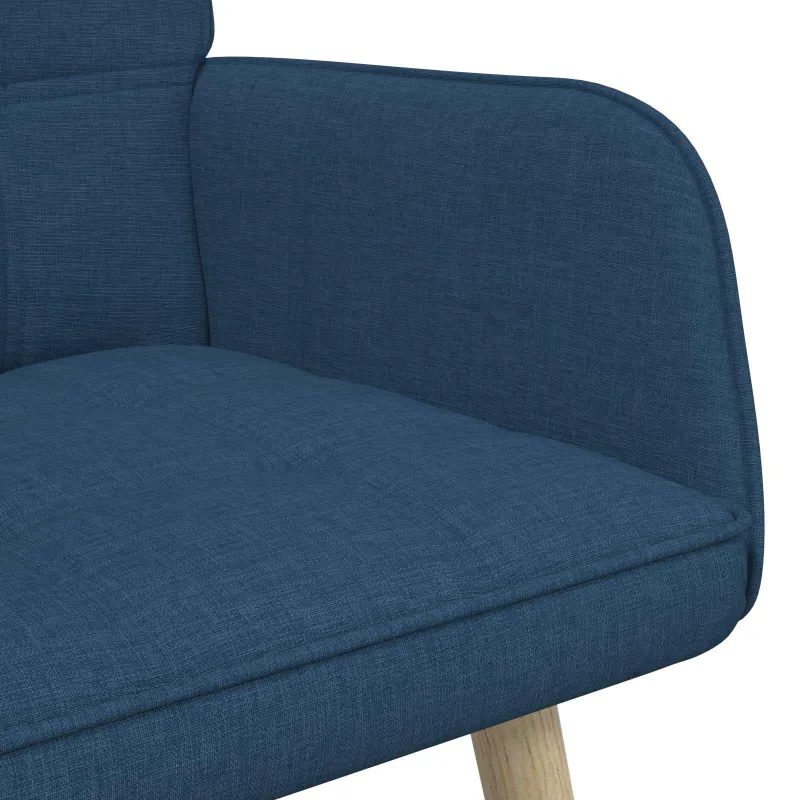 Dvitaškė sofa Mėlyna 115 x 61 x 87 cm Audinys