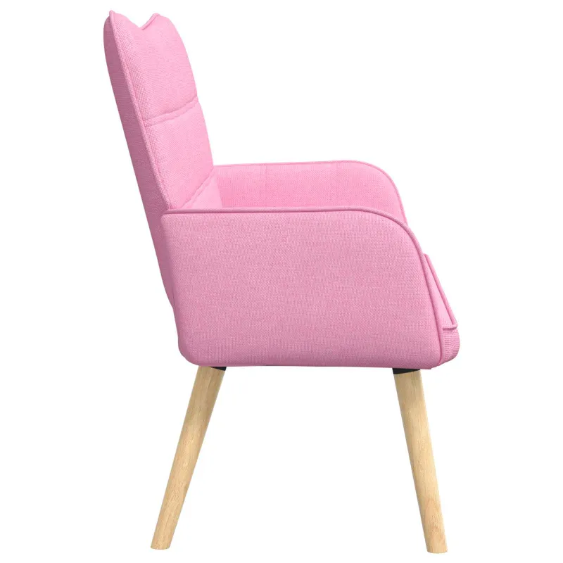 Dvitaškė sofa Rožinė 115 x 61 x 87 cm Audinys