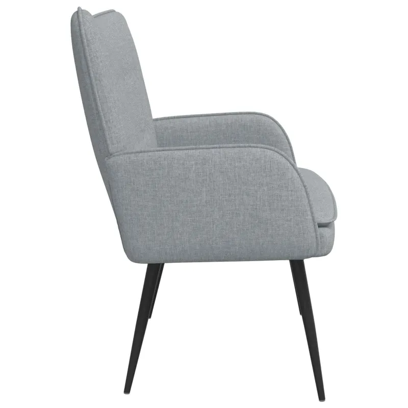 Dvitaškė sofa Šviesiai pilka 115 x 61 x 87 cm Audinys