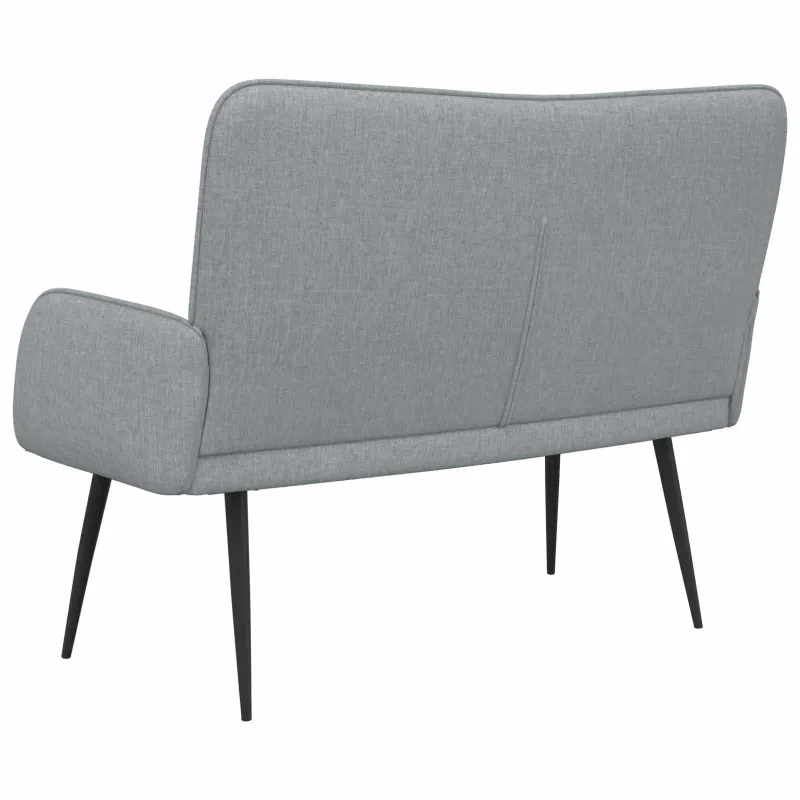Dvitaškė sofa Šviesiai pilka 115 x 61 x 87 cm Audinys