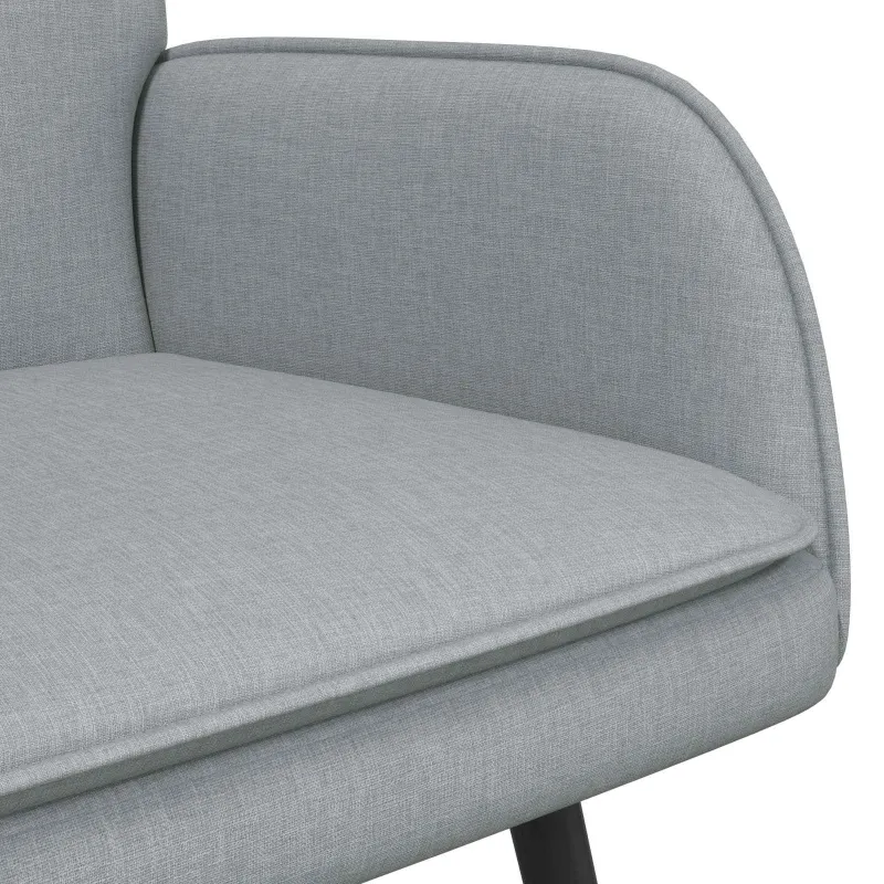 Dvitaškė sofa Šviesiai pilka 115 x 61 x 87 cm Audinys
