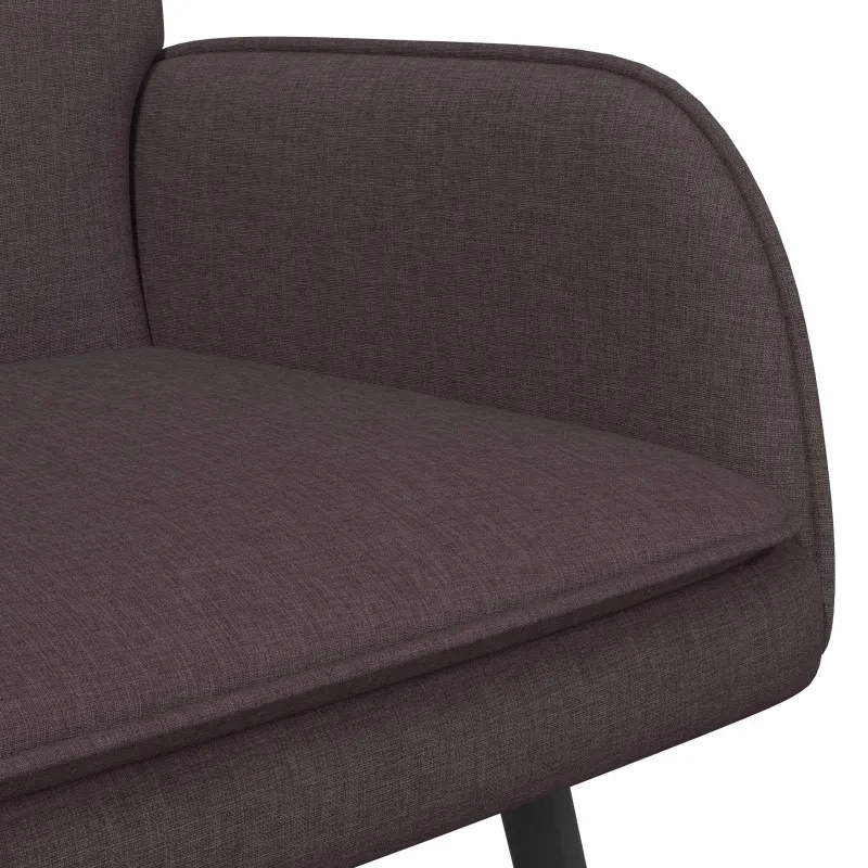 Dvitaškė sofa Tamsiai rudas 115 x 61 x 87 cm Audinys