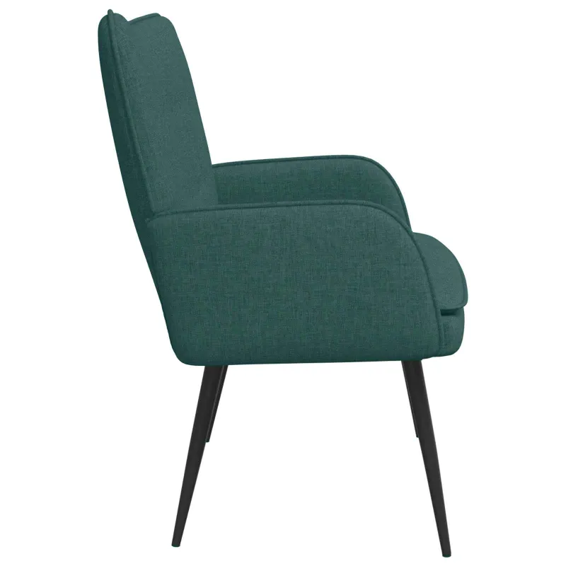 Dvitaškė sofa Tamsiai žalia 115 x 61 x 87 cm Audinys