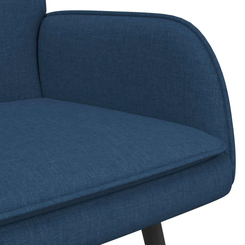 Dvitaškė sofa Mėlyna 115 x 61 x 87 cm Audinys