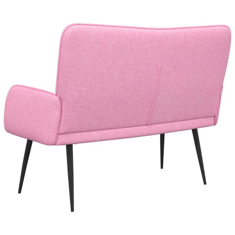 Dvitaškė sofa Rožinė 115 x 61 x 87 cm Audinys
