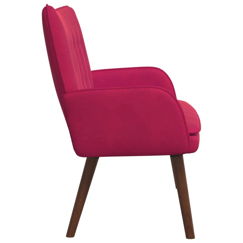 Dvitaškė sofa Vyno raudona 115 x 61 x 87 cm Aksomas