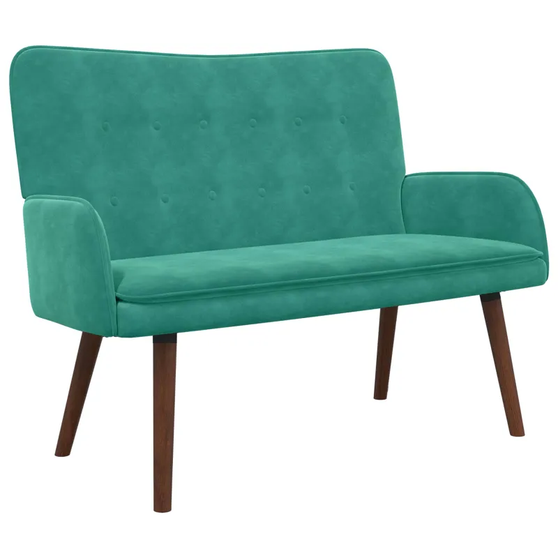 Dvitaškė sofa Turkio 115 x 61 x 87 cm Aksomas