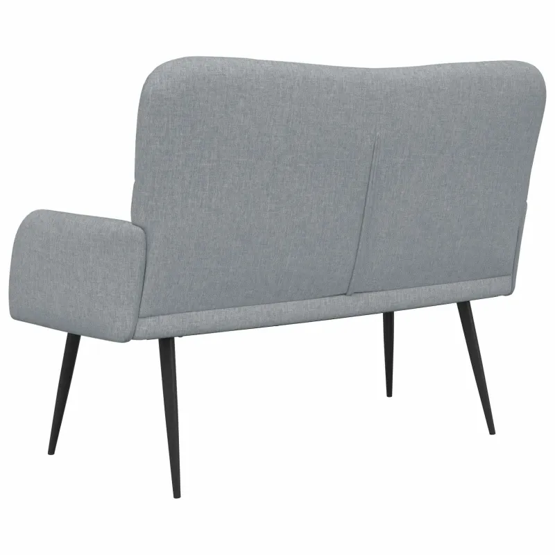 Dvitaškė sofa Šviesiai pilka 115 x 61 x 87 cm Audinys