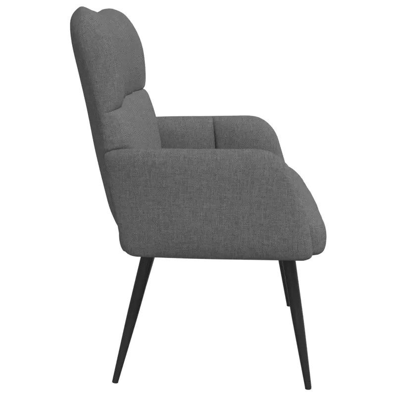 Dvitaškė sofa Tamsiai pilka 115 x 61 x 87 cm Audinys