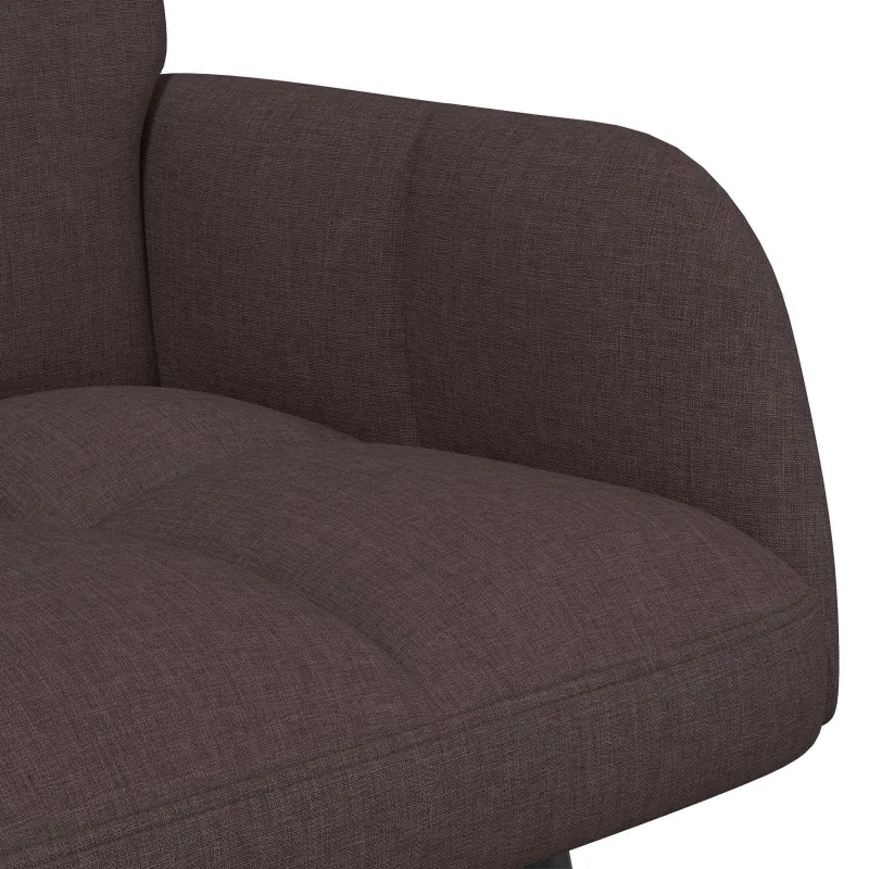 Dvitaškė sofa Tamsiai rudas 115 x 61 x 87 cm Audinys
