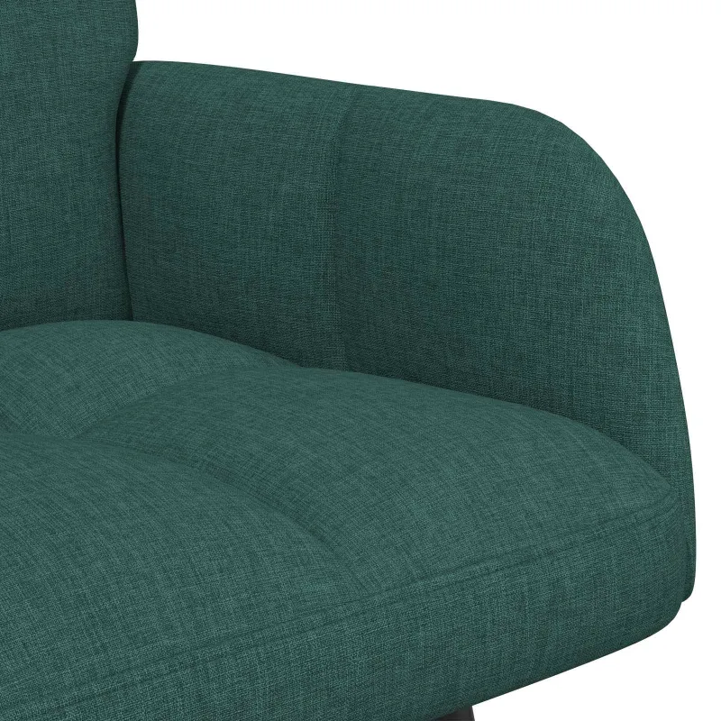 Dvitaškė sofa Tamsiai žalia 115 x 61 x 87 cm Audinys