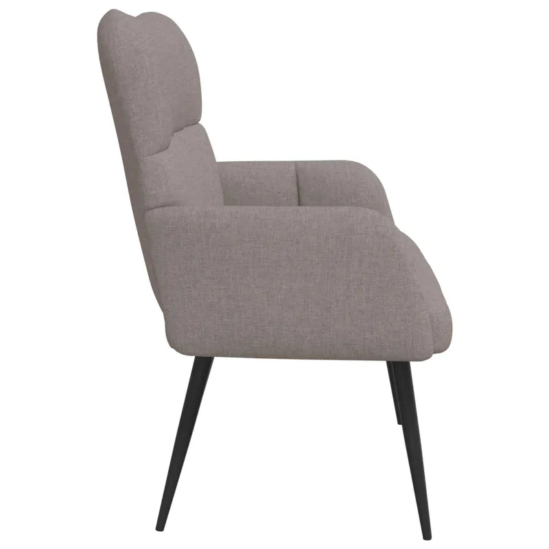 Dvitaškė sofa Taupe 115 x 61 x 87 cm Audinys