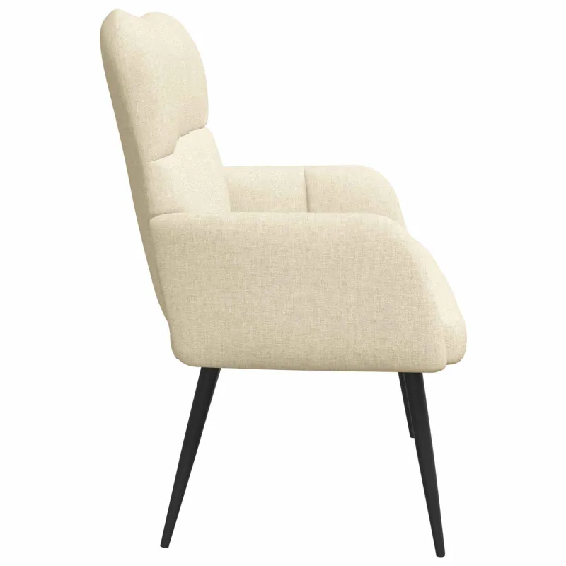 Dvitaškė sofa Kreminė 115 x 61 x 87 cm Audinys