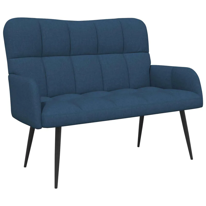 Dvitaškė sofa Mėlyna 115 x 61 x 87 cm Audinys