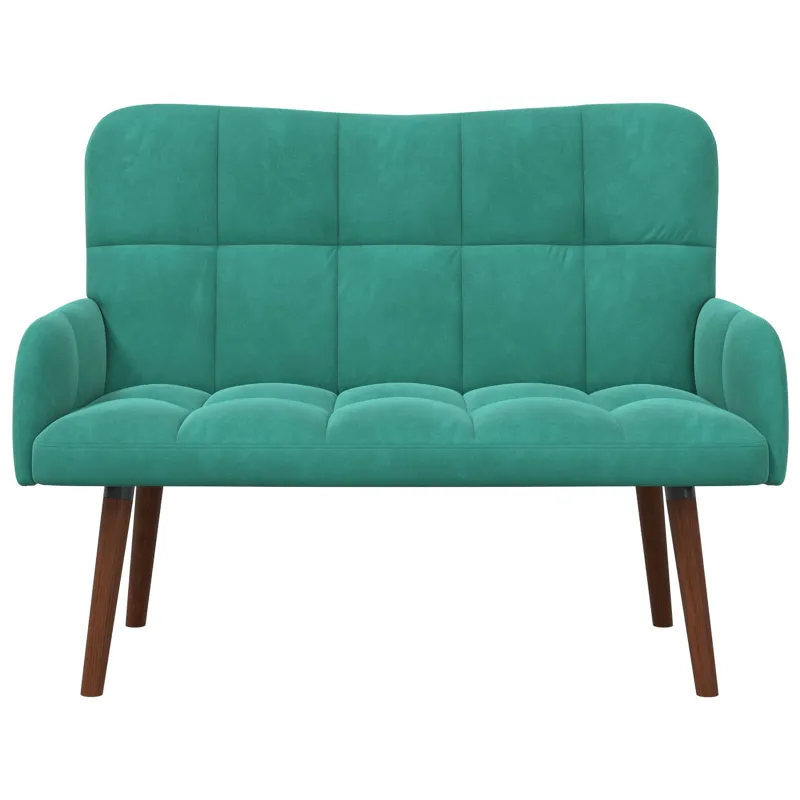 Dvitaškė sofa Turkio 115 x 61 x 87 cm Aksomas