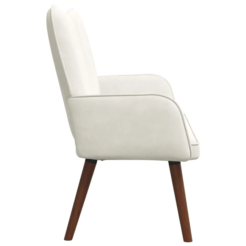 Dvitaškė sofa Kreminė 115 x 61 x 87 cm Aksomas